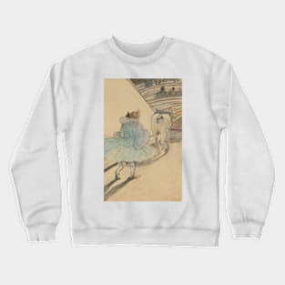 At the Circus - Entering the Ring by Henri de Toulouse-Lautrec Crewneck Sweatshirt